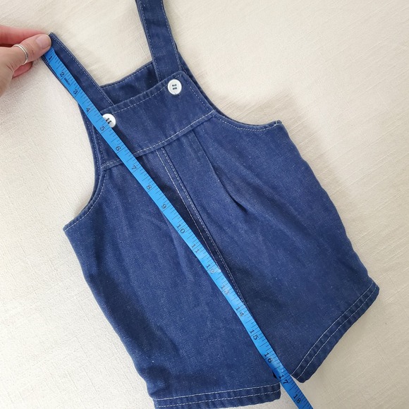 Vintage Midnight Chambray Bubble Romper 12 months - Picture 4 of 8